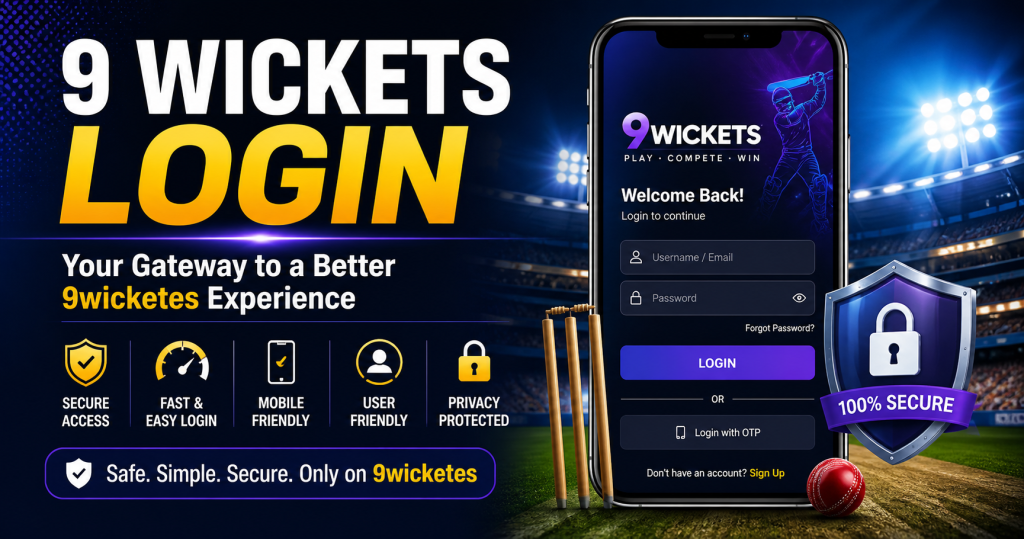 9 wickets login