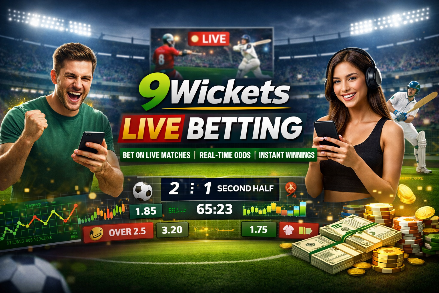 Live Betting on 9Wicket: How to Win in Real-Time