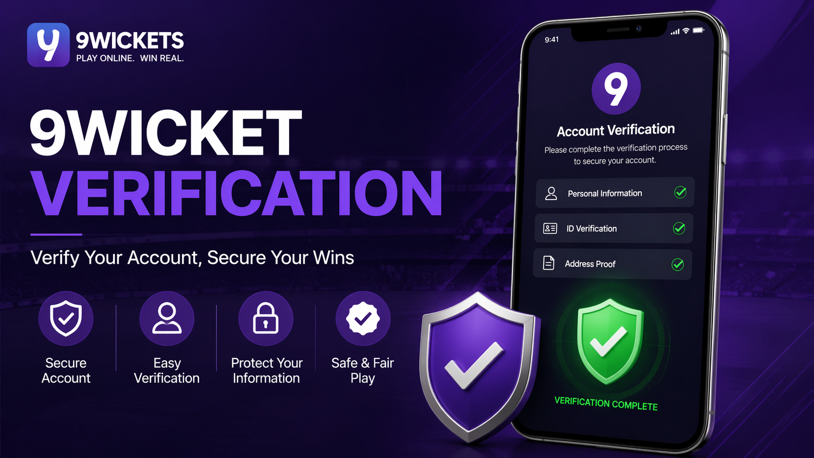 9Wicket Account Verification Process Explained