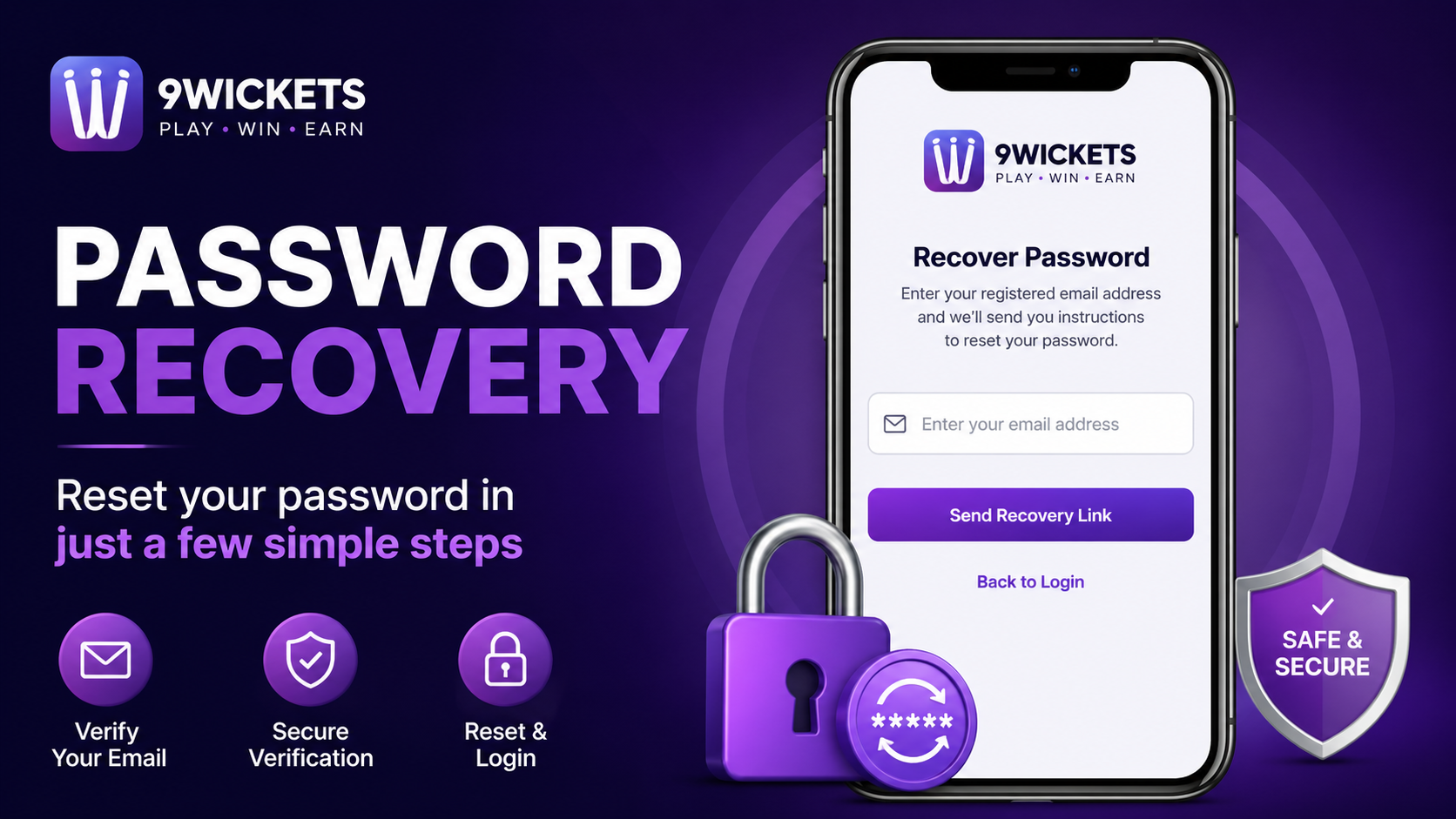 How to Recover 9Wicket Account Password Easily