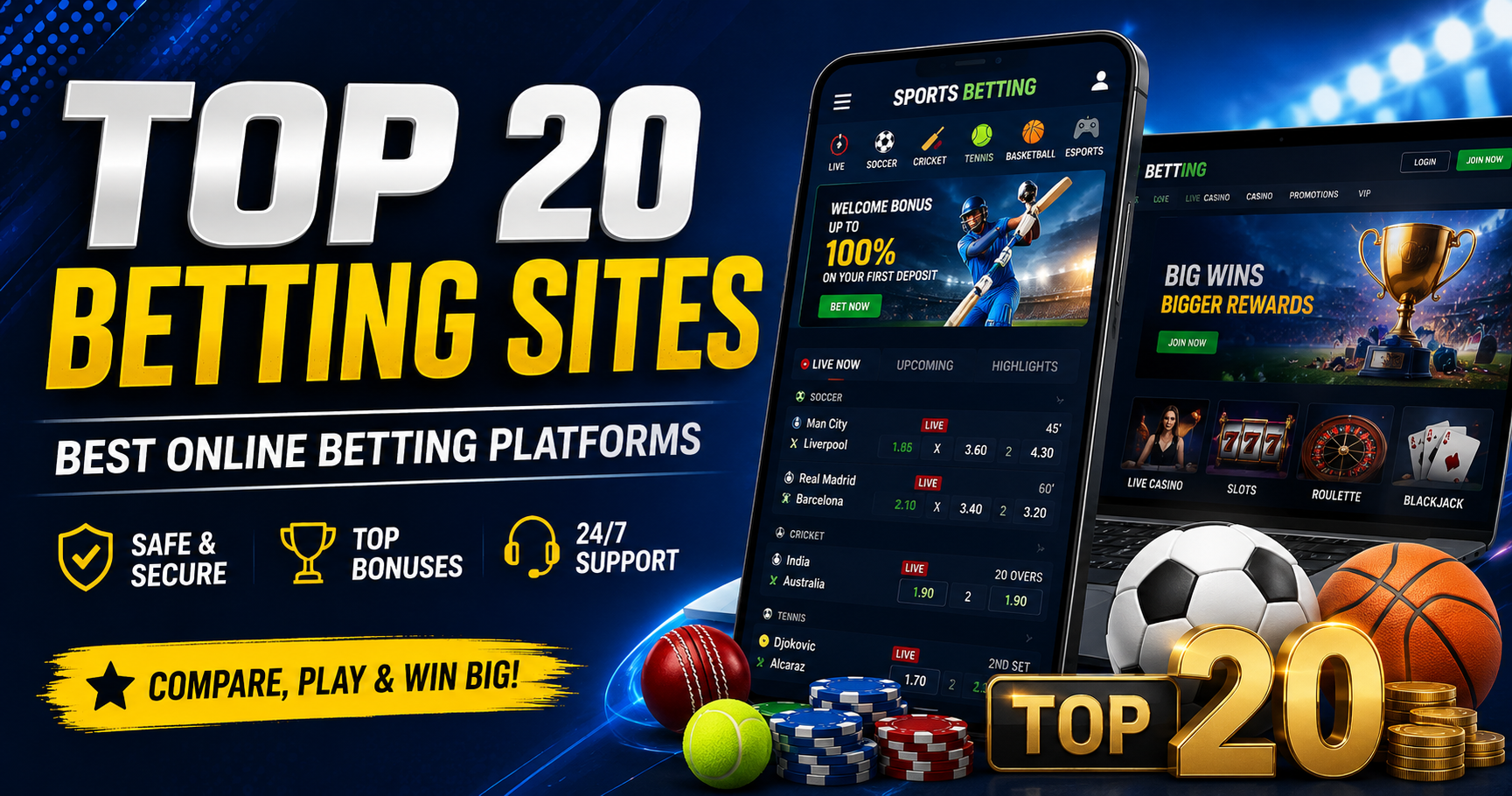 Top 20 Betting Sites: The Ultimate Guide to the Best Online Betting Platforms