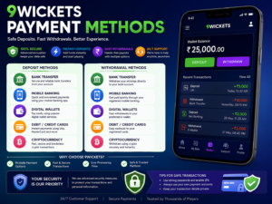 9Wickets Payment Methods: Deposit & Cash Out