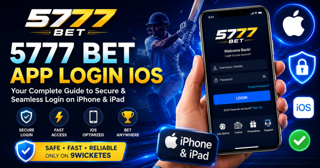 5777 bet app login ios