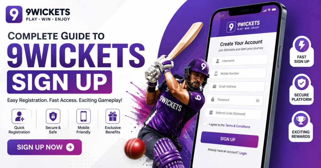 9wickets sign up