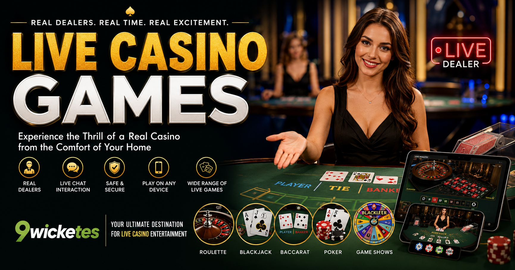 Why Live Casino Games Are the Future of Online Gambling