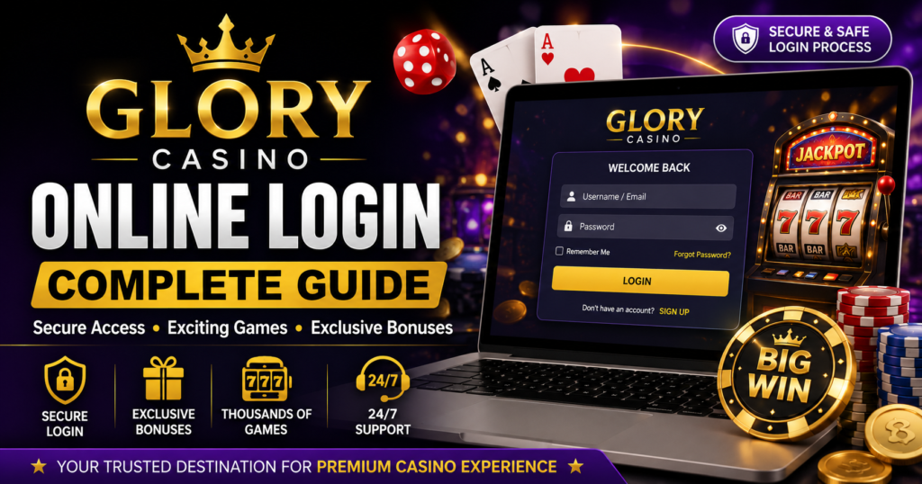 glory casino online login