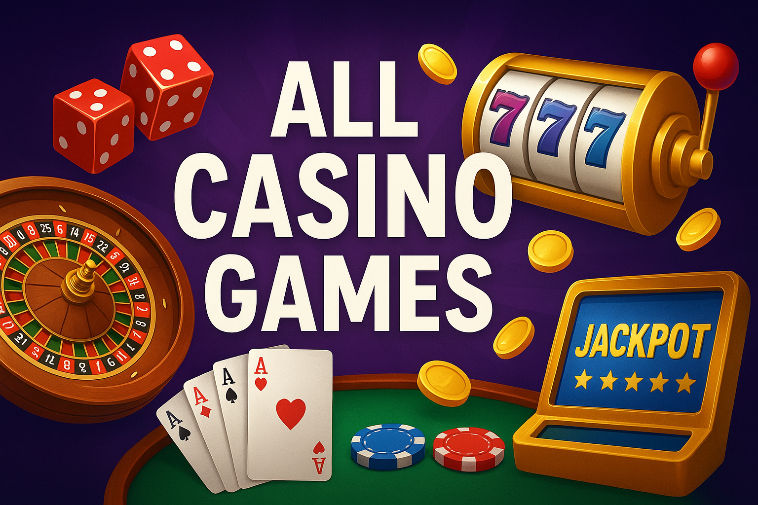 All Casino Games – The Ultimate Guide to Explore Every Game at Online Casinos (2025 Edition)